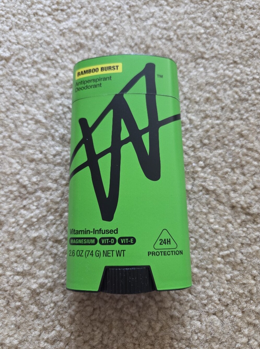 W by Jake Paul Bamboo Burst Antiperspirant Deodorant 2.6 oz Vitamin Infused NEW